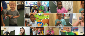Banner image showing pediatric dentistry patients